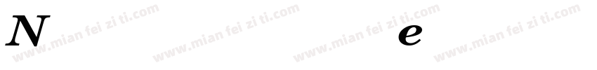 NewCenturySchlbk Bold Th字体转换
